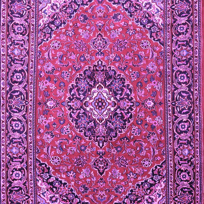 Medallion Purple Traditional Rug, tr1511pur