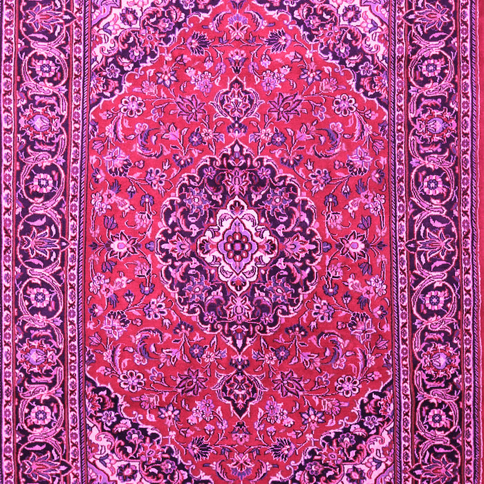 Medallion Pink Traditional Rug, tr1511pnk