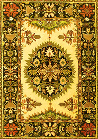 Persian Yellow Traditional Rug, tr1512yw