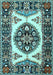 Machine Washable Persian Light Blue Traditional Rug, wshtr1512lblu