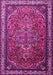 Medallion Pink Traditional Rug, tr1514pnk