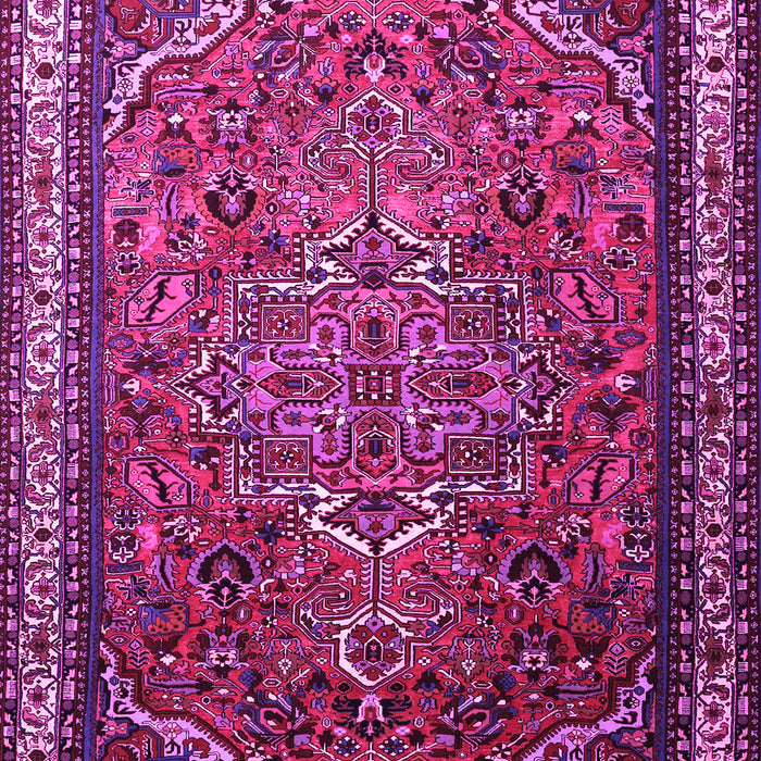 Medallion Pink Traditional Rug, tr1514pnk