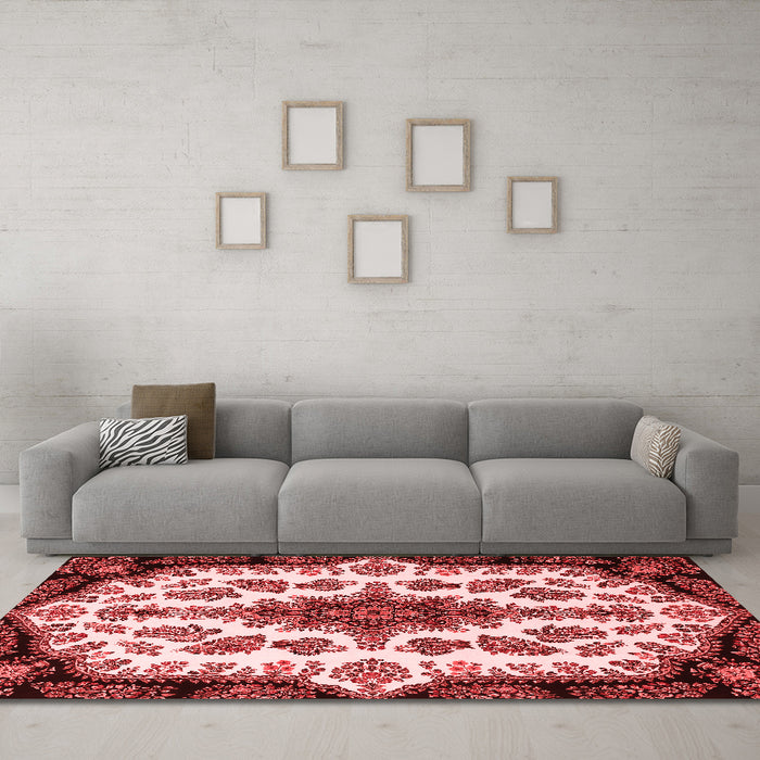 Traditional Red Washable Rugs