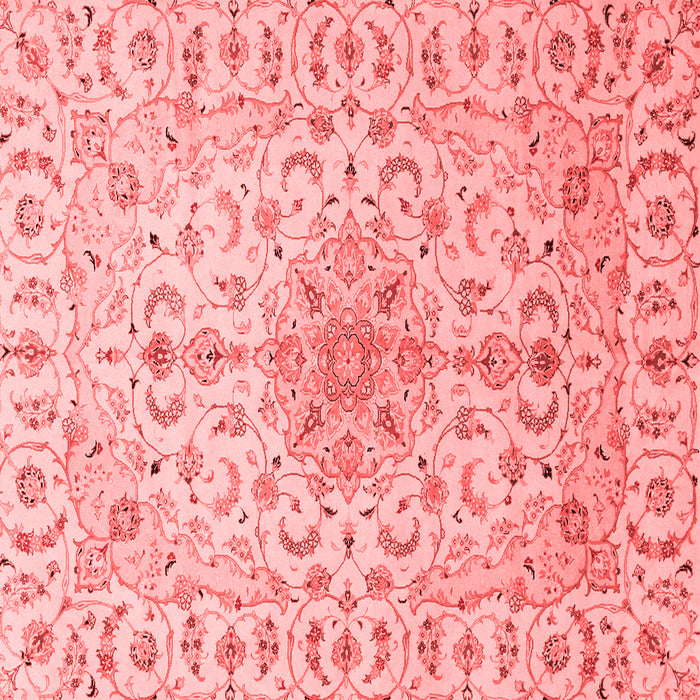 Medallion Red Traditional Rug, tr1516red