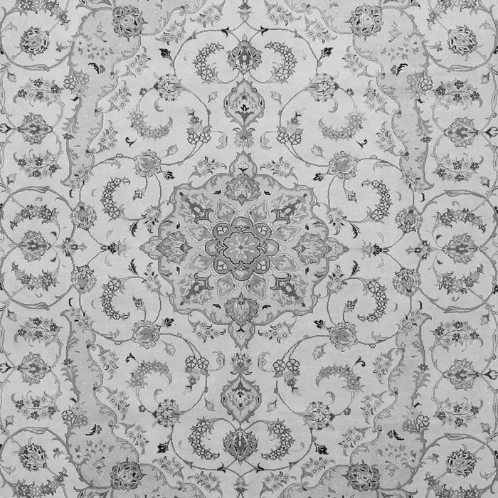 Medallion Gray Traditional Rug, tr1516gry