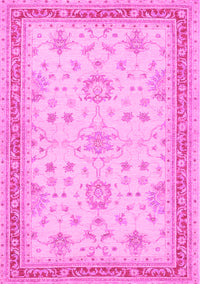 Oriental Pink Traditional Rug, tr1517pnk