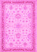 Oriental Pink Traditional Rug, tr1517pnk