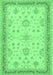 Oriental Emerald Green Traditional Rug, tr1517emgrn