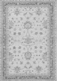 Oriental Gray Traditional Rug, tr1517gry