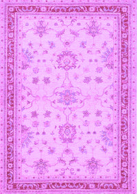 Oriental Purple Traditional Rug, tr1517pur