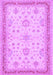 Oriental Purple Traditional Rug, tr1517pur