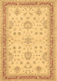 Oriental Brown Traditional Rug, tr1517brn