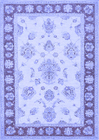 Oriental Blue Traditional Rug, tr1518blu