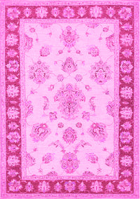 Oriental Pink Traditional Rug, tr1518pnk