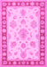 Oriental Pink Traditional Rug, tr1518pnk