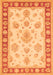 Oriental Orange Traditional Rug, tr1518org