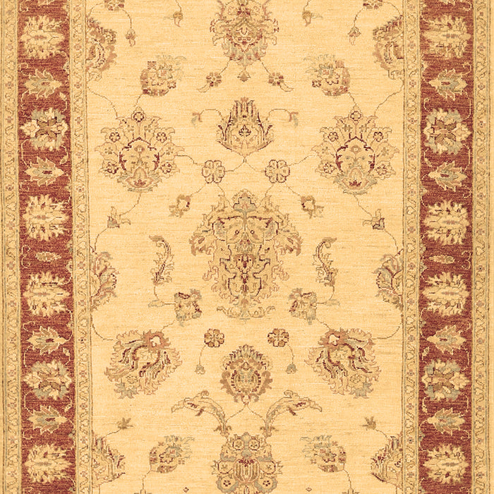 Machine Washable Oriental Brown Traditional Rug, wshtr1518brn