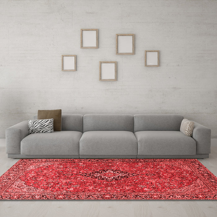 Traditional Red Washable Rugs