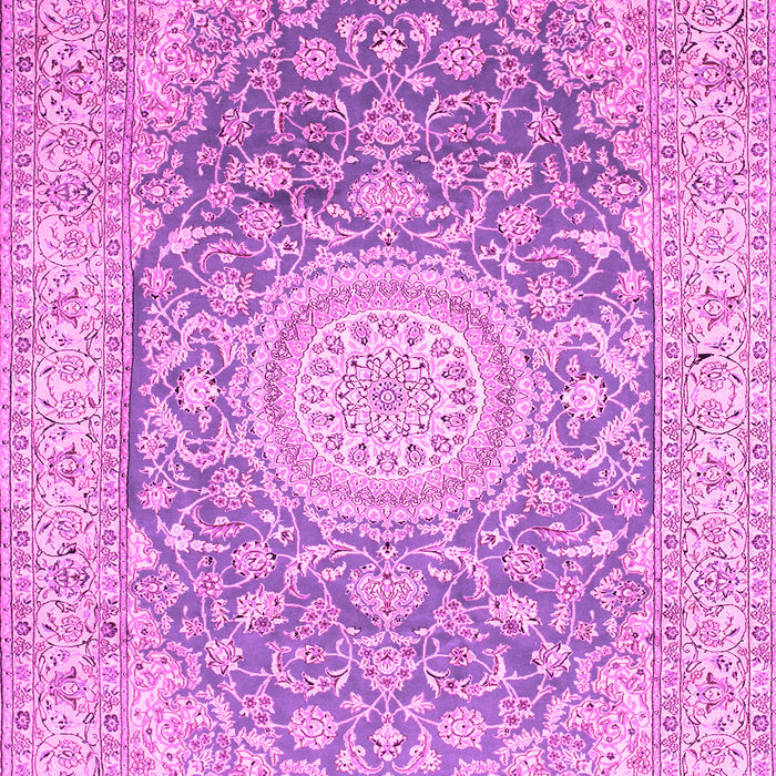 Medallion Pink Traditional Rug, tr151pnk