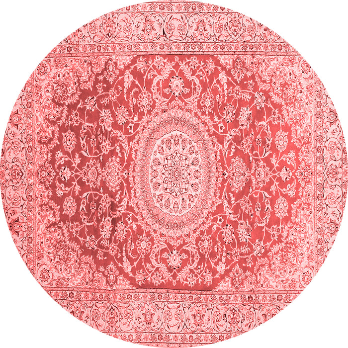 Medallion Red Traditional Rug, tr151red