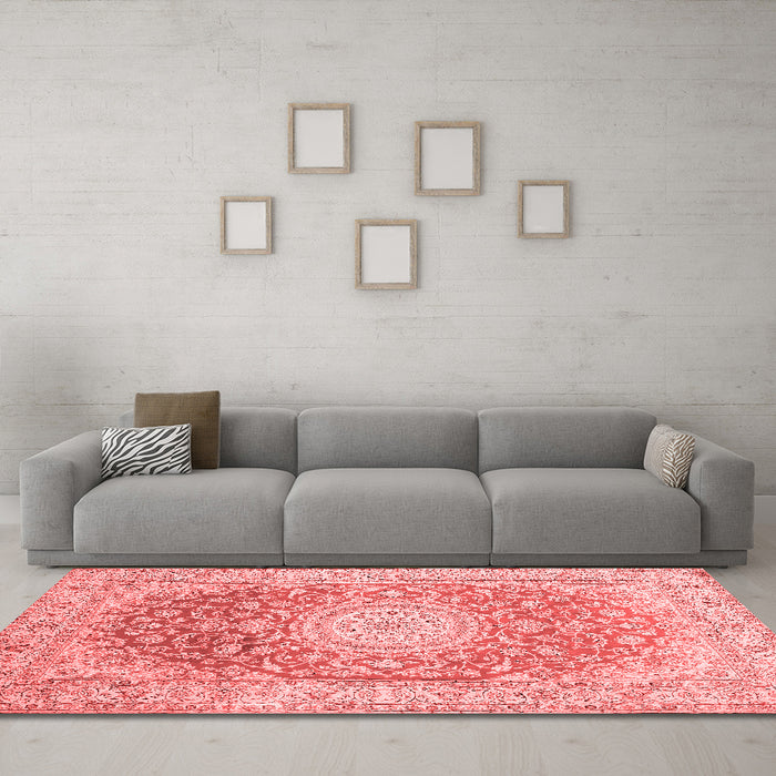 Traditional Red Washable Rugs