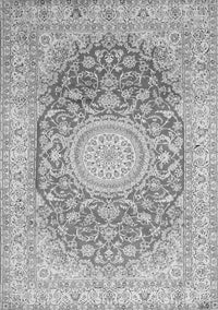 Medallion Gray Traditional Rug, tr151gry