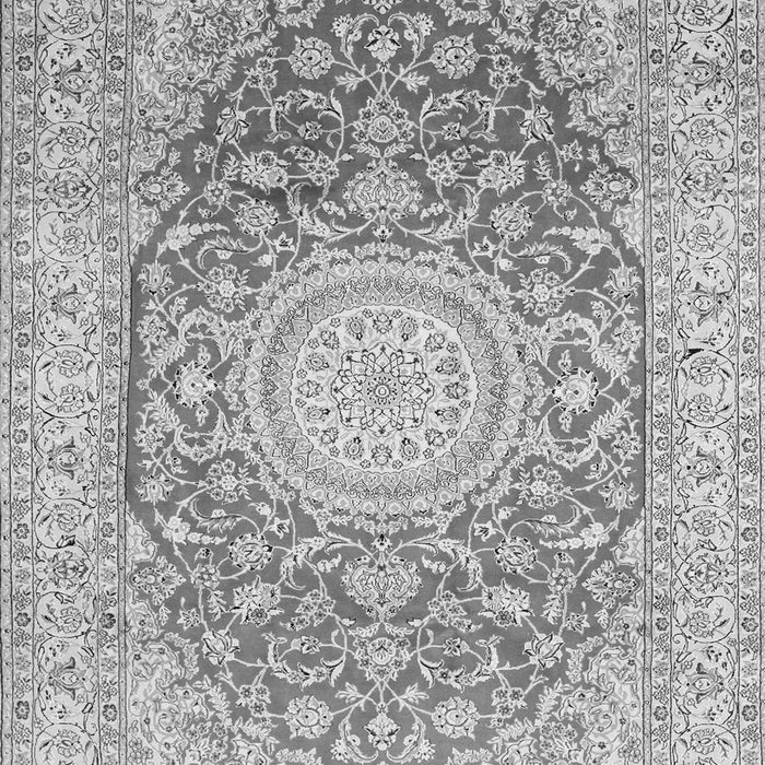 Medallion Gray Traditional Rug, tr151gry