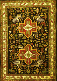 Persian Yellow Traditional Rug, tr1520yw