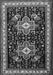 Serging Thickness of Machine Washable Persian Gray Traditional Rug, wshtr1520gry