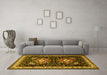 Machine Washable Persian Yellow Traditional Rug in a Living Room, wshtr1520yw