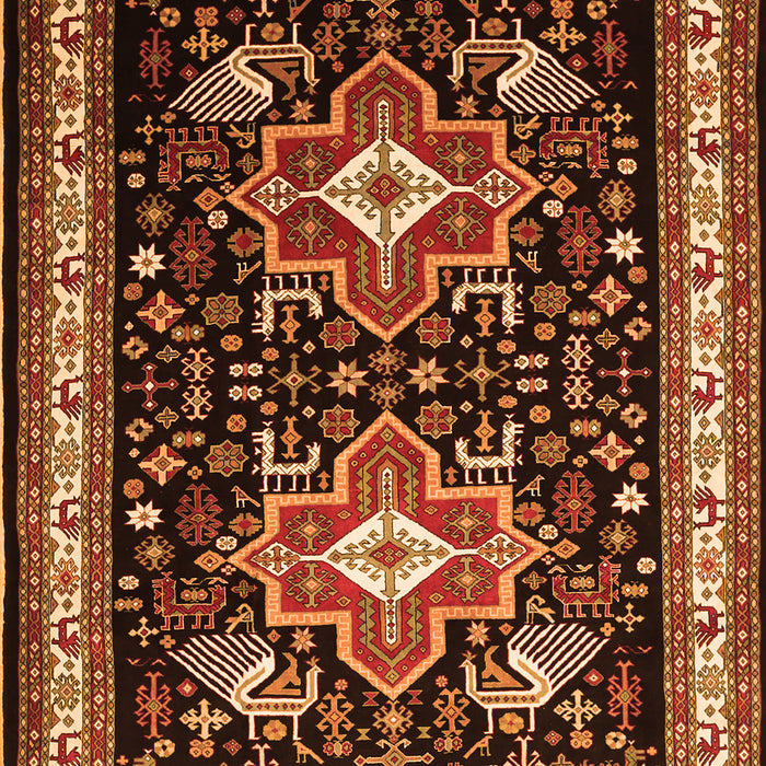 Persian Orange Traditional Rug, tr1520org