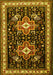 Machine Washable Persian Yellow Traditional Rug, wshtr1520yw