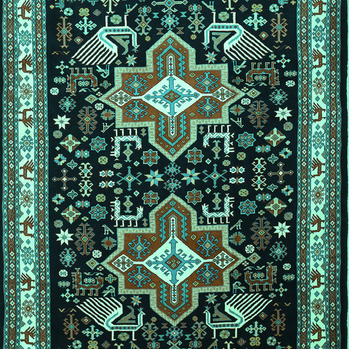 Persian Turquoise Traditional Rug, tr1520turq