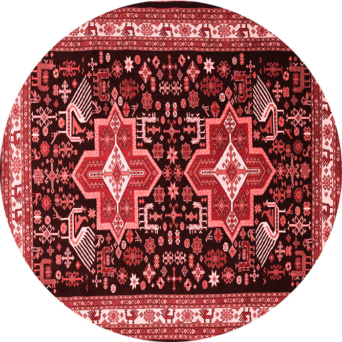 Machine Washable Persian Red Traditional Rug, wshtr1520red
