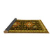 Sideview of Persian Yellow Traditional Rug, tr1520yw