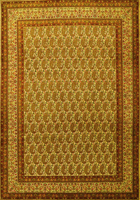 Persian Yellow Traditional Rug, tr1521yw