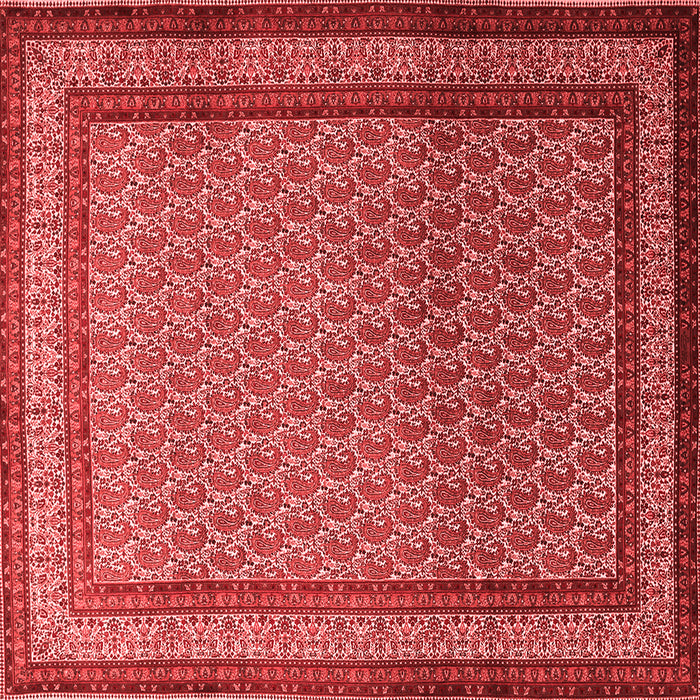 Machine Washable Persian Red Traditional Rug, wshtr1521red