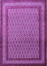 Machine Washable Persian Purple Traditional Area Rugs, wshtr1521pur