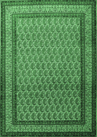 Persian Emerald Green Traditional Rug, tr1521emgrn