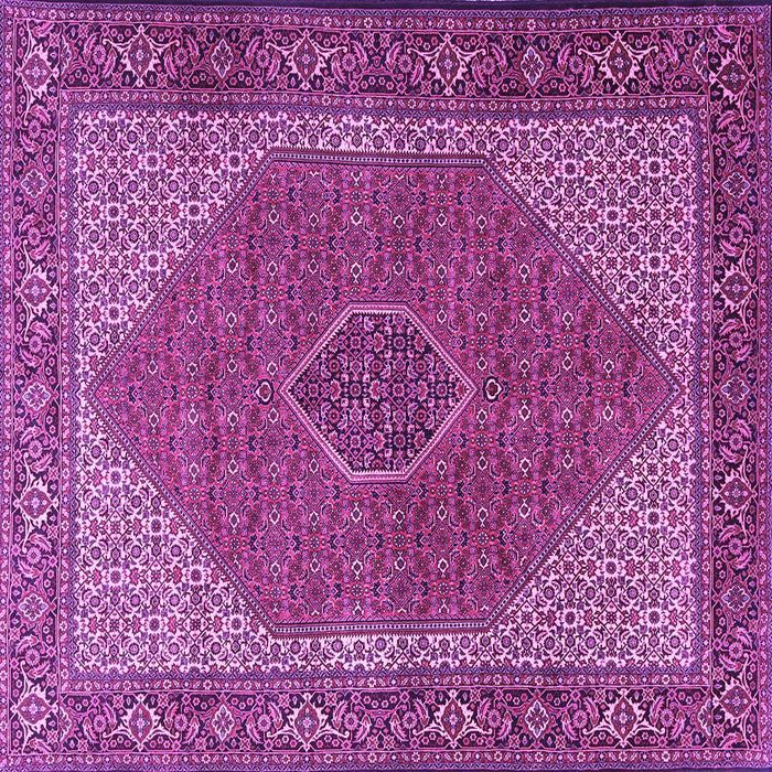 Square Persian Purple Traditional Rug, tr1522pur
