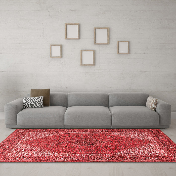 Traditional Red Washable Rugs