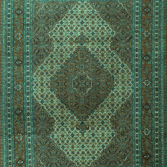 Machine Washable Persian Turquoise Traditional Area Rugs, wshtr1523turq