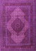 Machine Washable Persian Purple Traditional Area Rugs, wshtr1523pur