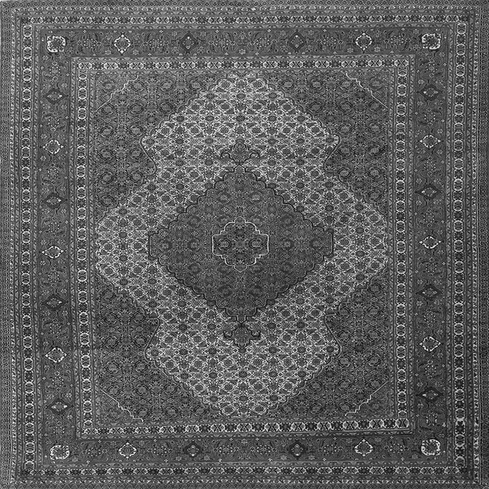 Serging Thickness of Persian Gray Traditional Rug, tr1523gry