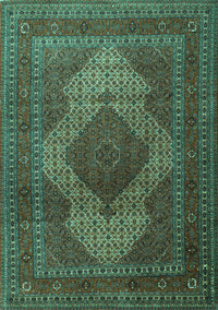 Persian Turquoise Traditional Rug, tr1523turq