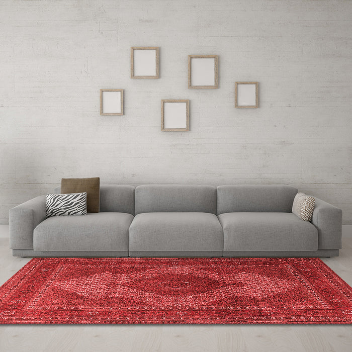 Traditional Red Washable Rugs