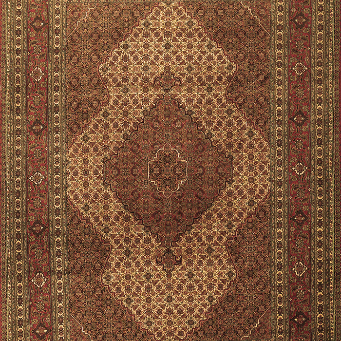 Machine Washable Persian Brown Traditional Rug, wshtr1523brn