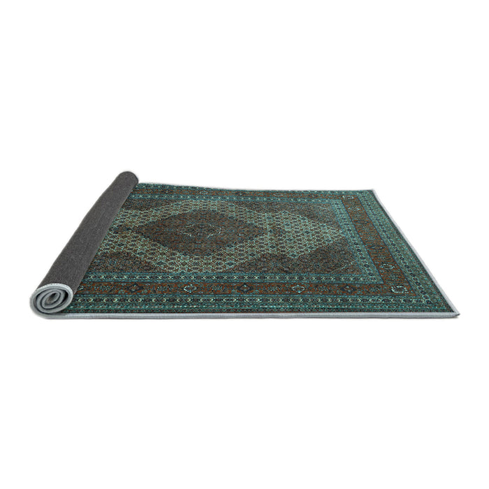 Sideview of Persian Light Blue Traditional Rug, tr1523lblu