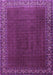 Machine Washable Persian Purple Traditional Area Rugs, wshtr1524pur