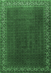 Persian Emerald Green Traditional Rug, tr1524emgrn